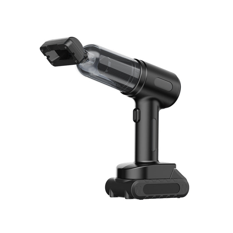 Aspirator auto portabil 10000Pa, motor fără perii, 2000mAh, 9 accesorii, fără fir, negru, recipient praf 150ml, USB reîncărcabil