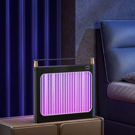Lampă AntiȚânțari UV Reîncărcabilă Type-C – Capcană Electrică pentru Insecte, Baterie 4000mAh, Ultra-Silențioasă, IP54