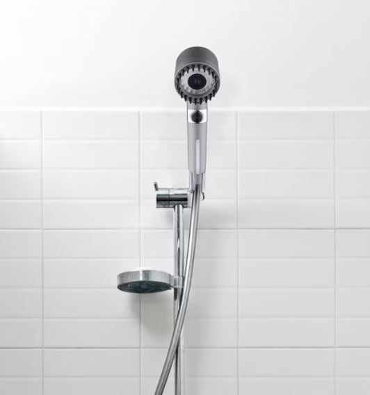 Cap de duș multifuncțional – presiune ajustabilă, perie masaj și filtru integrat, design elegant
