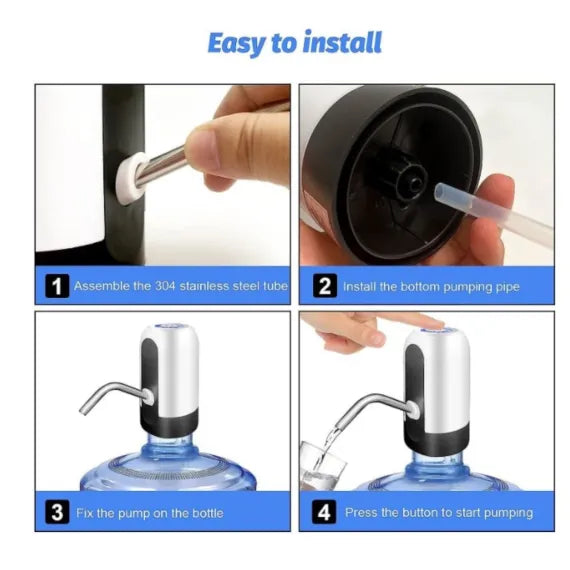 Pompă Electrică pentru Bidon de Apă cu Încărcare USB și Indicator LED – Performanță, Ușurință și Eficiență