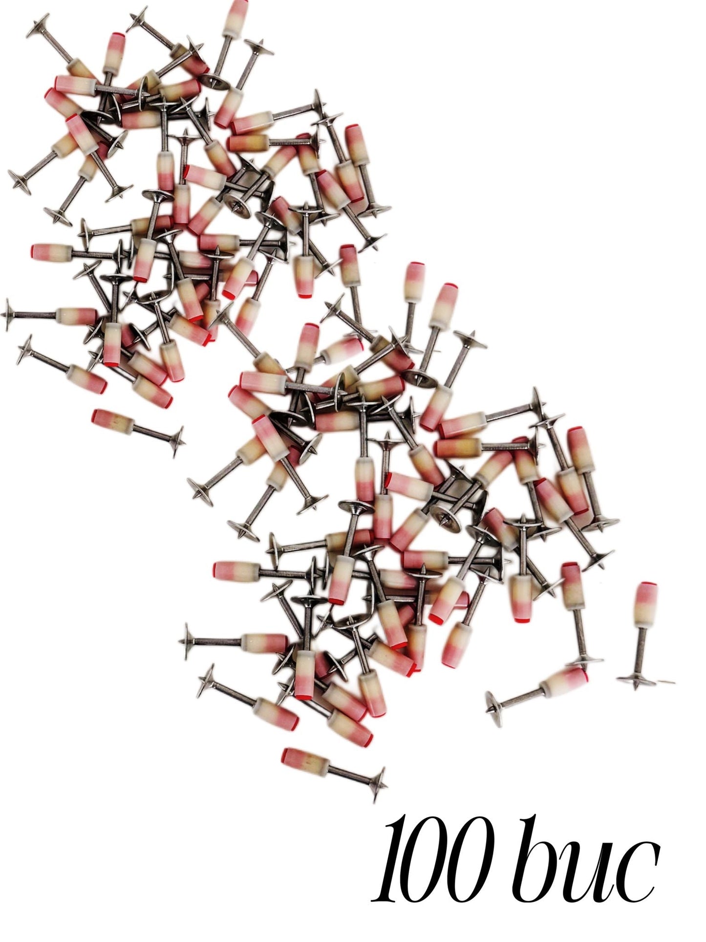 Set 100 cuie pentru pistol pneumatic, oțel galvanizat, cap „ciupercă” 7.2 mm, autopropulsare