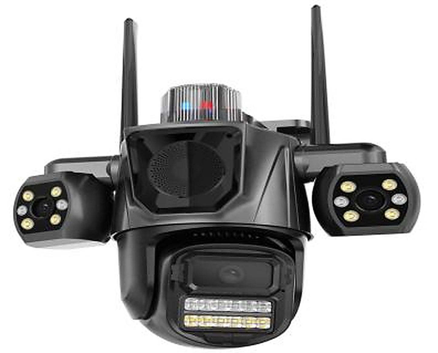 Aplicație Mobilă 360 View Cameră de Securitate Exterioară 3MP Wifi cu 3 Lentile