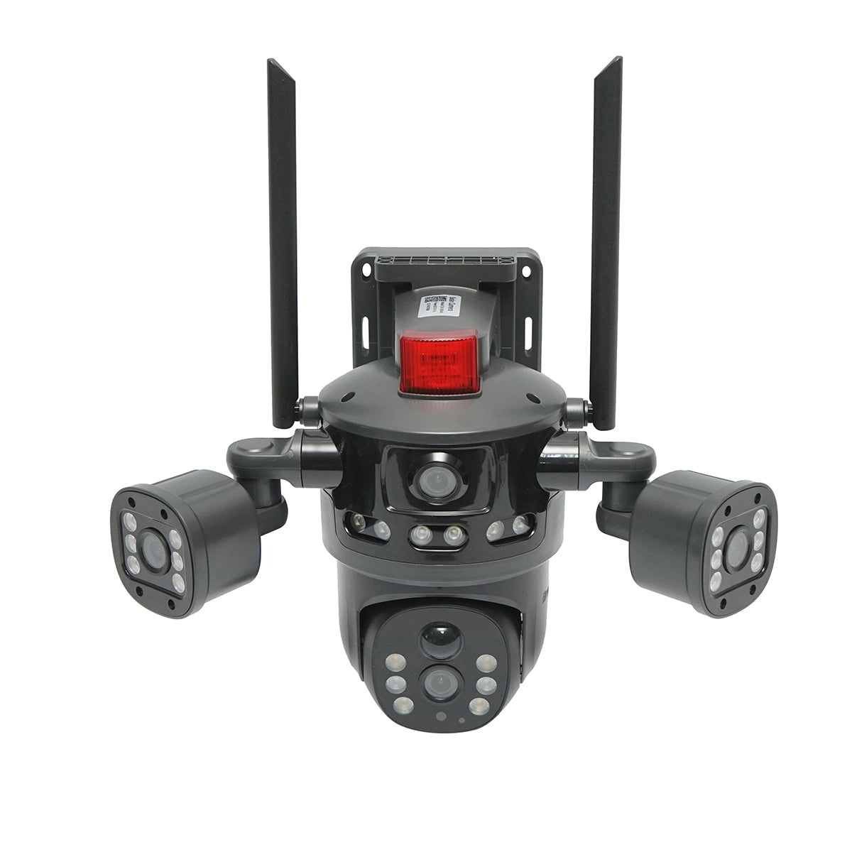 Camera Supraveghere Dual Lens AI 4G cu Panou Solar 8W, PTZ 360°, Detectie Umana, Night Vision Color si Aplicatie V380 Pro