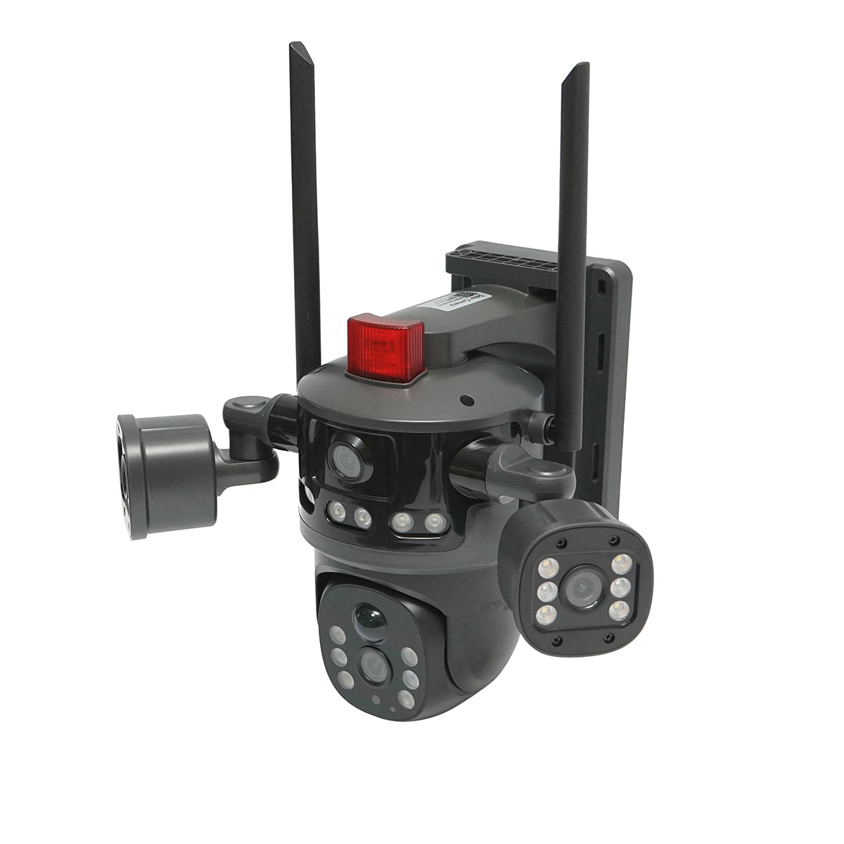 Camera Supraveghere Dual Lens AI 4G cu Panou Solar 8W, PTZ 360°, Detectie Umana, Night Vision Color si Aplicatie V380 Pro