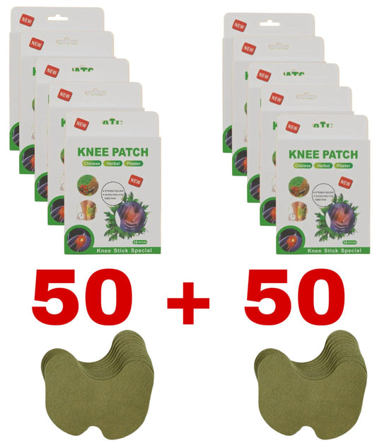 Pachet 50 + 50 plasturi cu extract vegetal pentru utilizare externa