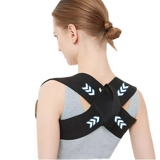 Corector Postură Spate și Umeri Reglabil, Unisex – Suport pentru Îndreptarea Spatelui, Anti-Durere, Design Discret