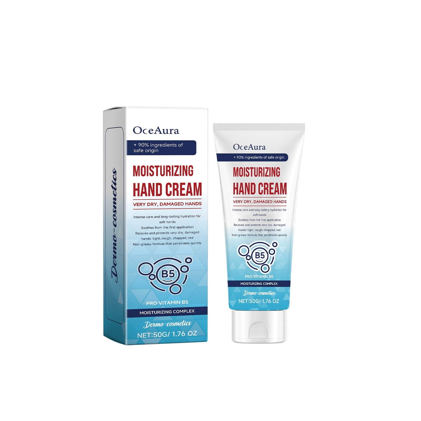 Crema de maini hidratanta pentru piele uscata, Oce Aura 50g