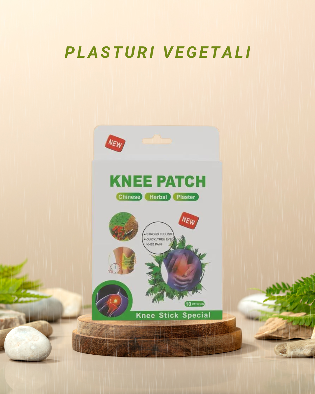 Pachet 50 + 50 plasturi cu extract vegetal pentru utilizare externa