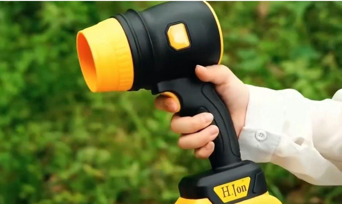Suflantă Aer Turbo Portabilă 1050W, 34.000 RPM – 2 Acumulatori 48V, Compactă, Puternică, Fără Fir