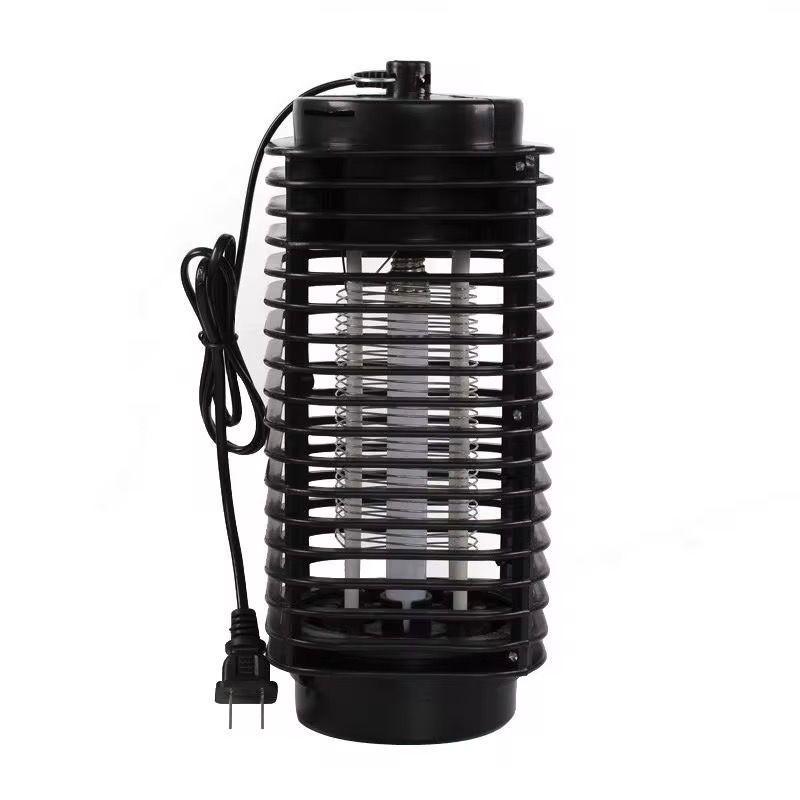 Lampă Anti-Insecte  1+1 GRATIS cu Lumină UV 27 cm – Capcană Electrică pentru Țânțari și Insecte Zburătoare, Negru
