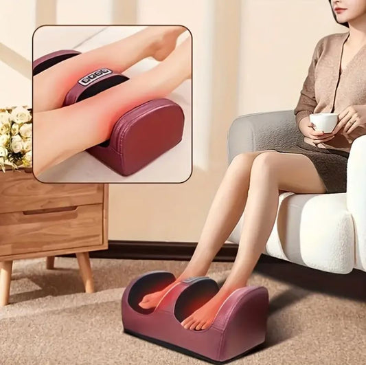 Aparat de Masaj pentru Picioare cu Funcție de Încălzire și Intensitate Reglabilă – Relaxare Totală și Circulație Îmbunătățită