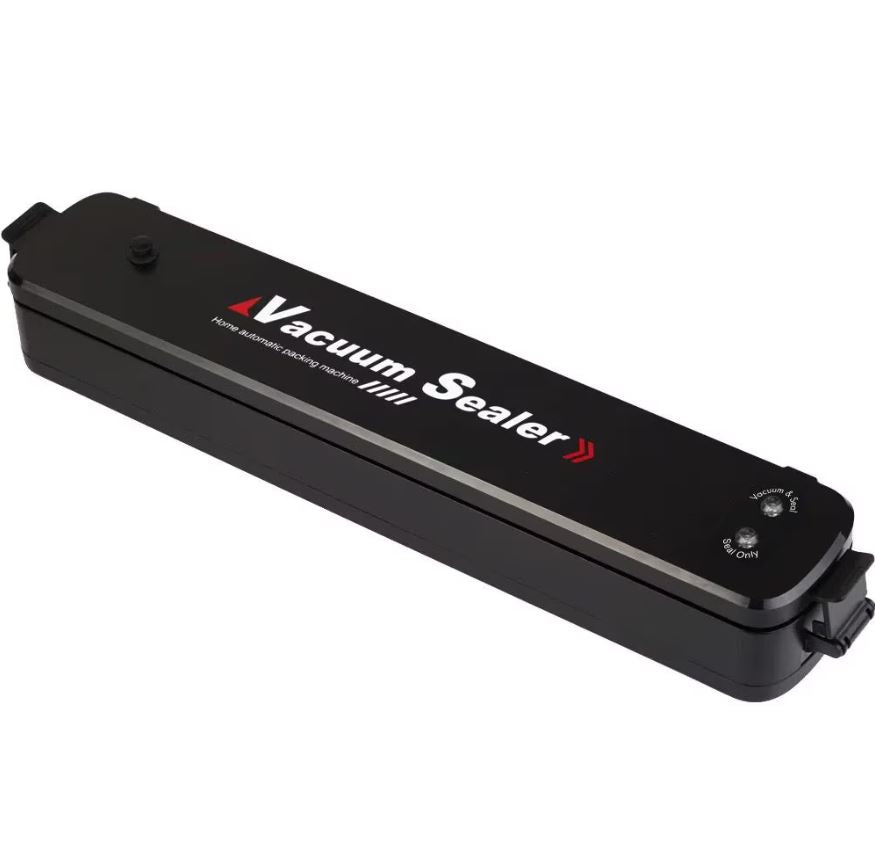 Aparat de vidat alimente 90W, sigilare automată 29.5 cm + 10 pungi incluse, compact, pentru carne, legume și congelare