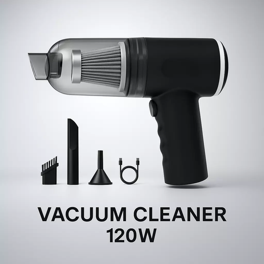 Aspirator Portabil 3 în 1 Vacuum Cleaner – Compact, Puternic și Ușor de Utilizat acasă sau în mașină
