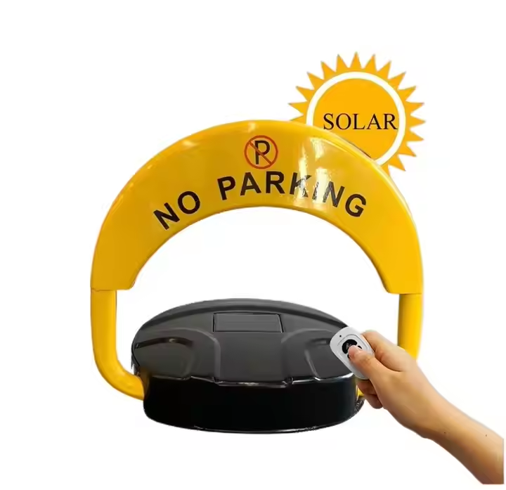 Barieră Parcare Automată cu Panou Solar, Sistem Anti-Furt cu Alarmă, Telecomandă Inclusă, Blocator Rabatabil Rezistent 5T pentru Loc de Parcare