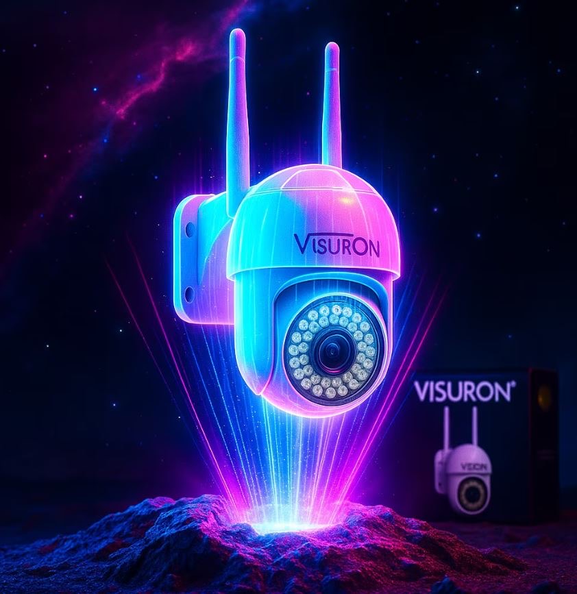 Set 5 Camere Supraveghere WiFi 3MP, IP66, PTZ 360°, Night Vision Full Color – Exterior/Interior + 5 Carduri 64GB CADOU | VISURON