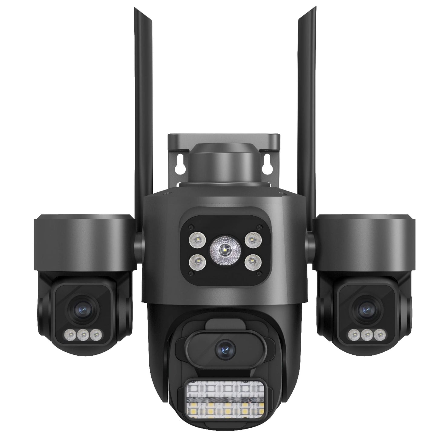Cameră de securitate exterior 3MP 4K – Dome cu vedere nocturnă color și urmărire AI
