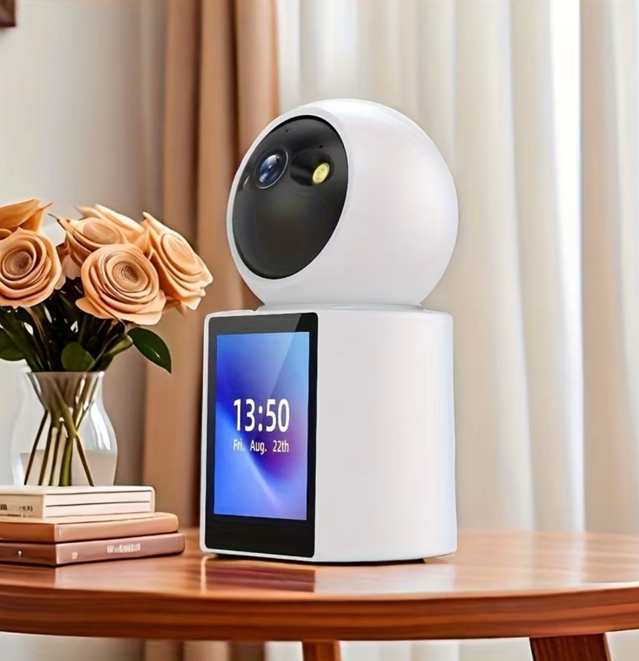 Cameră Pentru Bebelusi WiFi Monitor Video/Audio 1080P cu Vedere Nocturnă, Senzor de Mișcare și Ecran 2.8”