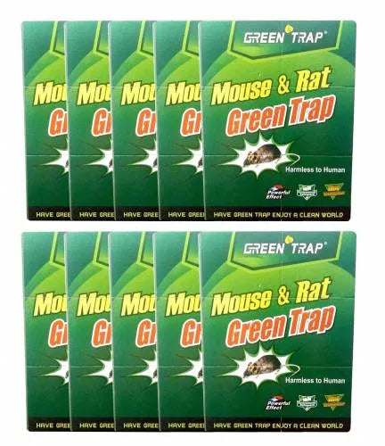 Set 10 Capcane cu Lipici pentru Șoareci și Insecte Tip Carte – Adeziv Puternic, Ușor de Utilizat
