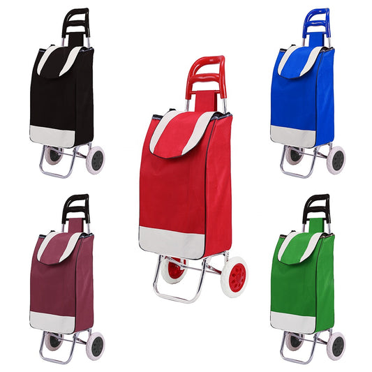 Cărucior de Piață Pliabil din Aluminiu, Ușor și Rezistent, Capacitate 20 kg, Mâner Ergonomic