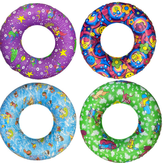 Colac gonflabil 80 cm pentru copii – culori diverse, modele pentru fată și băiat – Ideal pentru piscină sau mare