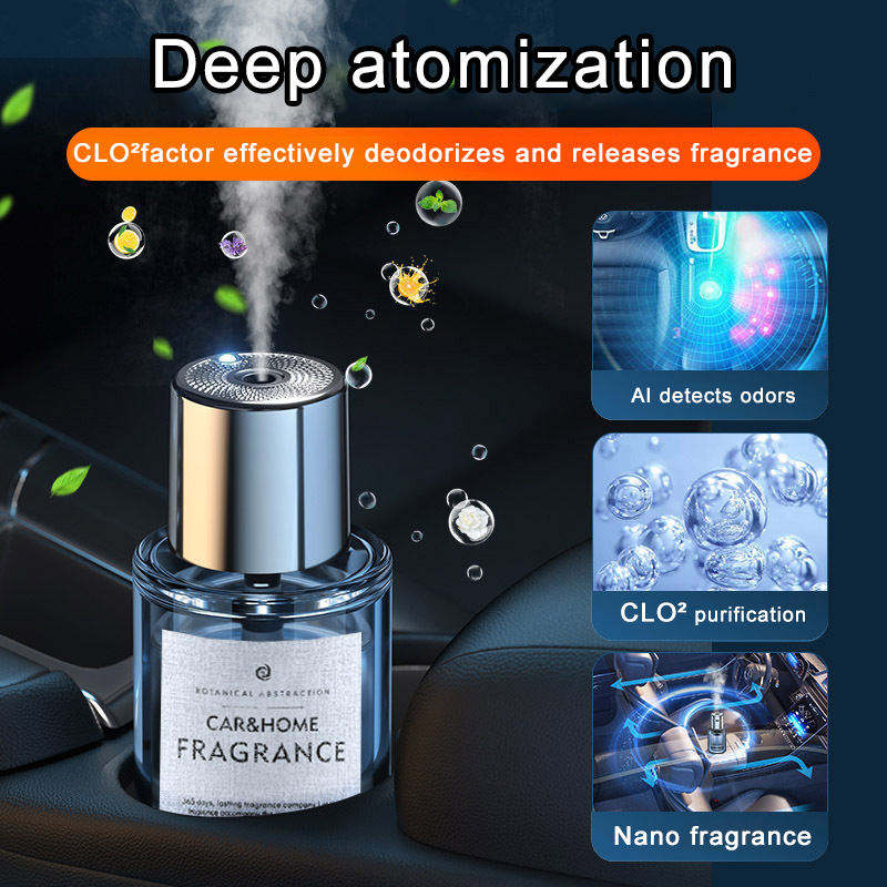 Difuzor Odorizant Auto si Camera 160ml cu Acumulator Reincarcabil USB 5V, 5 Moduri Pulverizare, Difuzor Uleiuri Esentiale Car & Home, Aromaterapie Masina, Casa si Birou