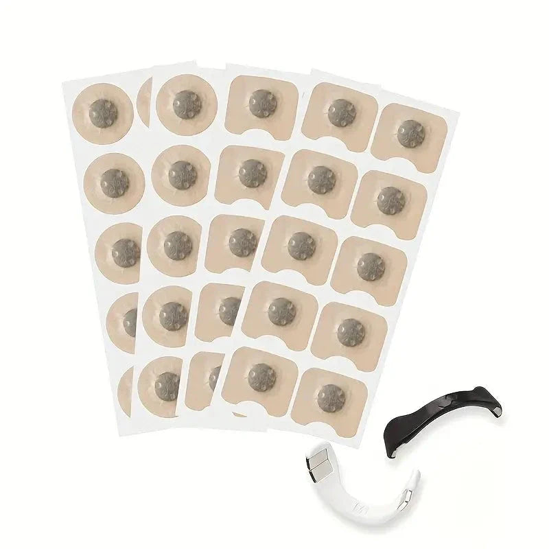 Rezerve Benzi Magnetice Dilatator Nazal – Set Pentru 15 Zile, Pachet 30 Plasturi | Respirație Ușoară, Somn Odihnitor, Anti-Sforăit & Anti-Congestie