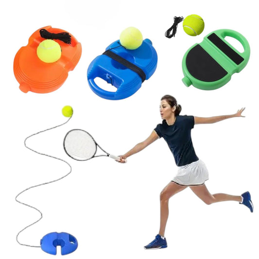 Set de antrenament tenis Merco Tennis Coach – Mingea cu elastic pentru antrenamente individuale, îmbunătățirea tehnicii și reflexelor