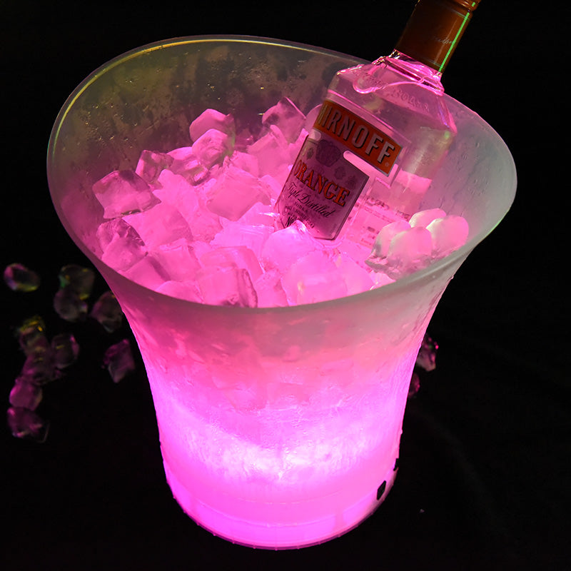 Frapieră LED 7L cu Boxă Bluetooth Integrată, Iluminare Multicolor cu 4 Moduri, Sincronizare Muzică, Reîncărcabil USB-C, Cooler Băuturi pentru Petreceri și Evenimente