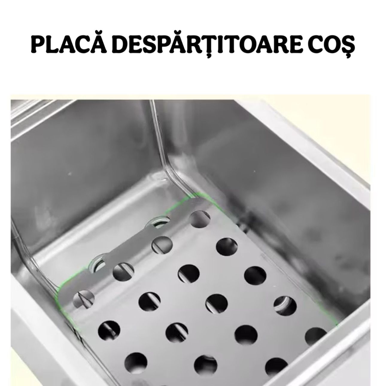 Friteuză electrică inox 6L, 2500W – profesională, puternică și durabilă