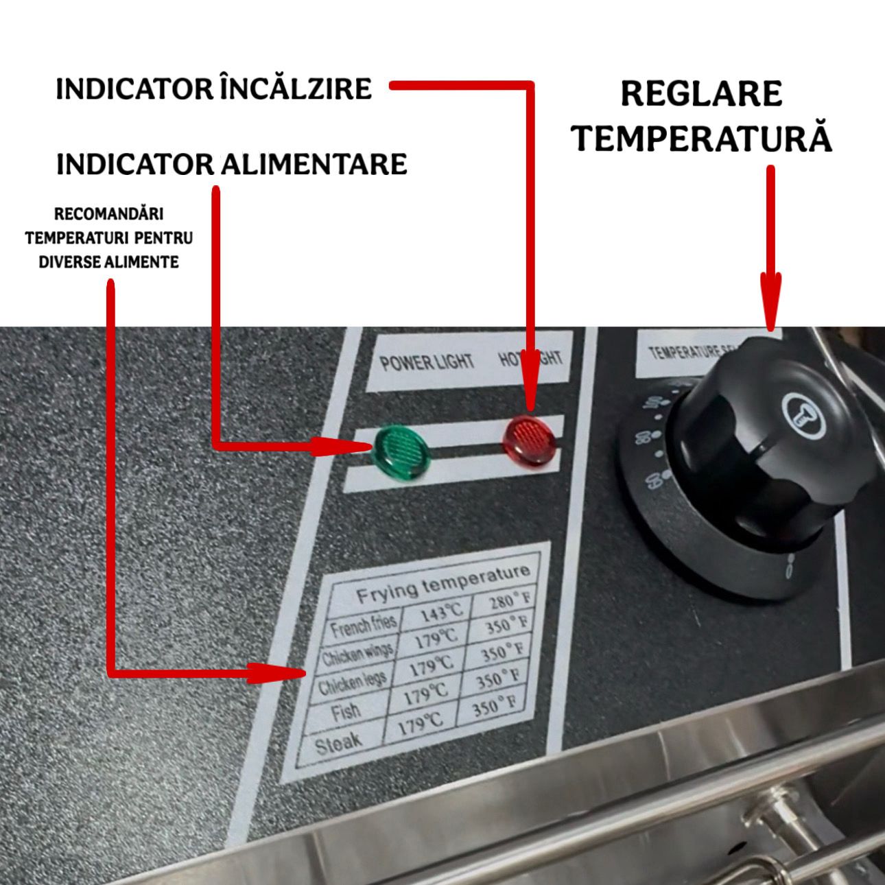 Friteuză electrică inox 6L, 2500W – profesională, puternică și durabilă