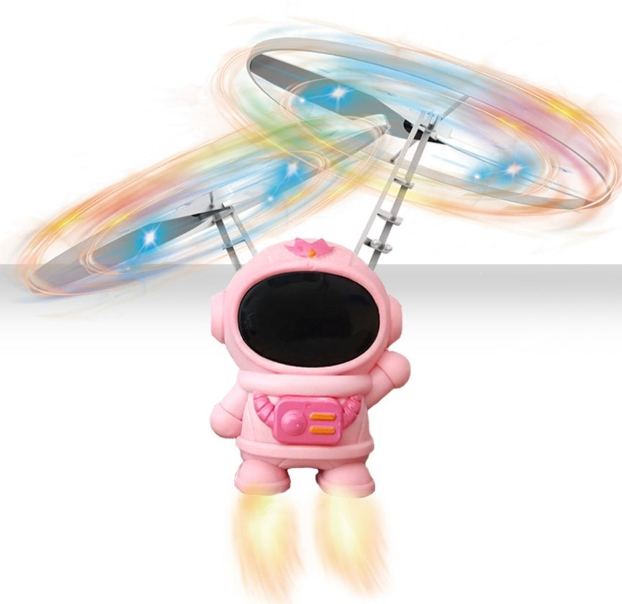 Jucărie Elicopter Astronaut cu Lumină LED Colorată și Telecomandă – Space Man GSX