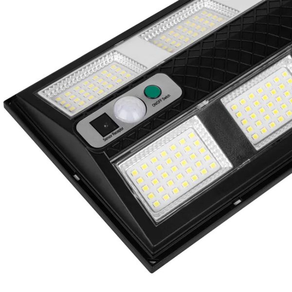 Lampă Solară Stradală LED Exterior 50W – 230 LED Next Gen, Senzor Mișcare, Telecomandă, IP66, Iluminat Inteligent