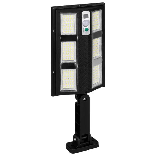 Lampă Solară Stradală LED Exterior 50W – 230 LED Next Gen, Senzor Mișcare, Telecomandă, IP66, Iluminat Inteligent