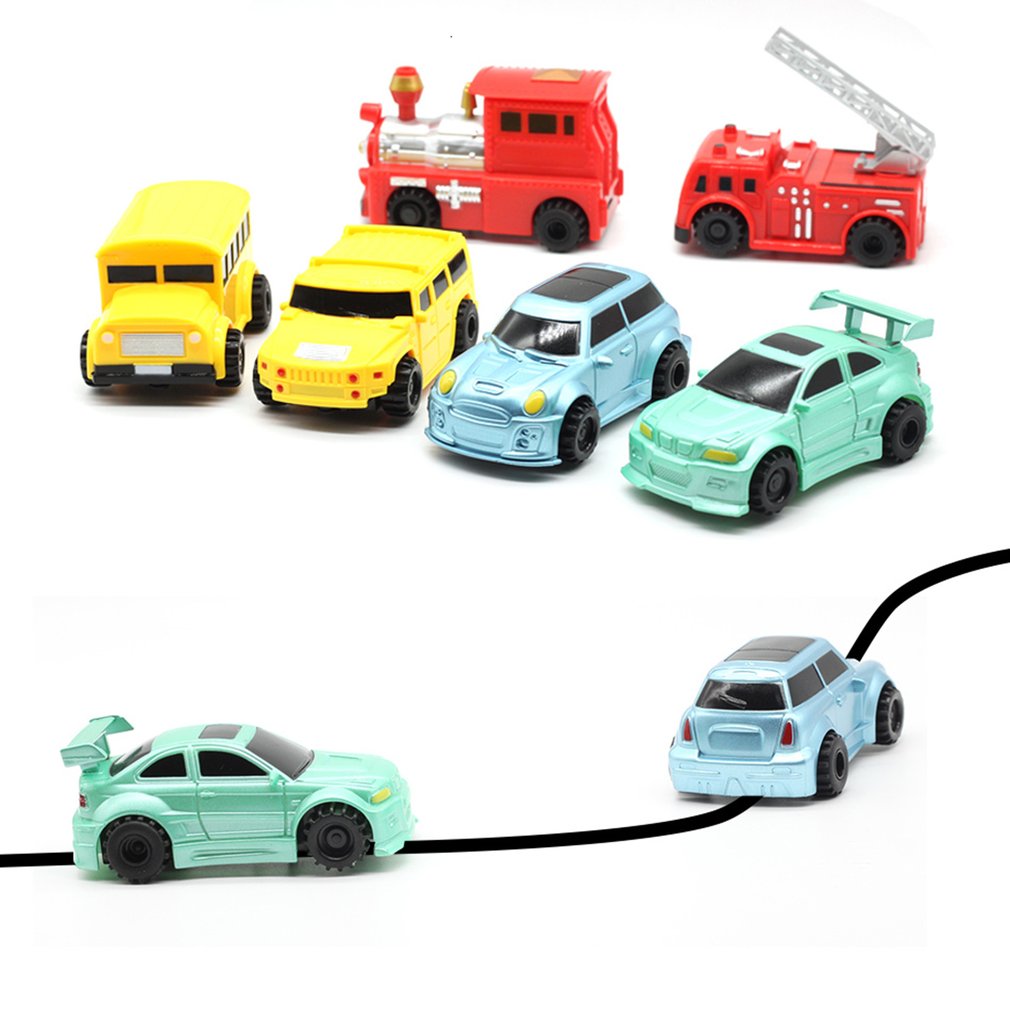Mașinuță Magic Vroom care Urmează Linia Desenată –Jucărie Interactivă cu Senzor Optic, Marker Inclus, Set Creativ pentru Copii, Culori Vibrante