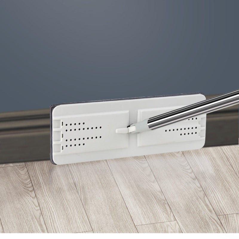 Mop profesional cu găleată 2 în 1 (spălare + stoarcere), sistem automat curățare și uscare + 2 rezerve microfibră incluse