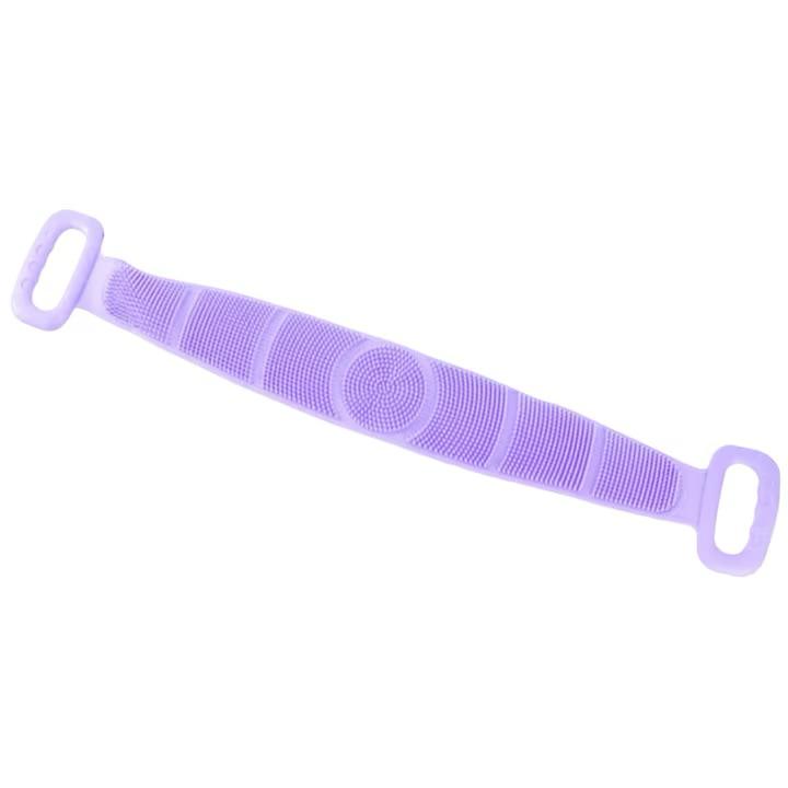 Burete Dus, pentru Spalare Corporala si Exfoliere Piele  cu Doua Fete Striate  60 cm X 10 cm