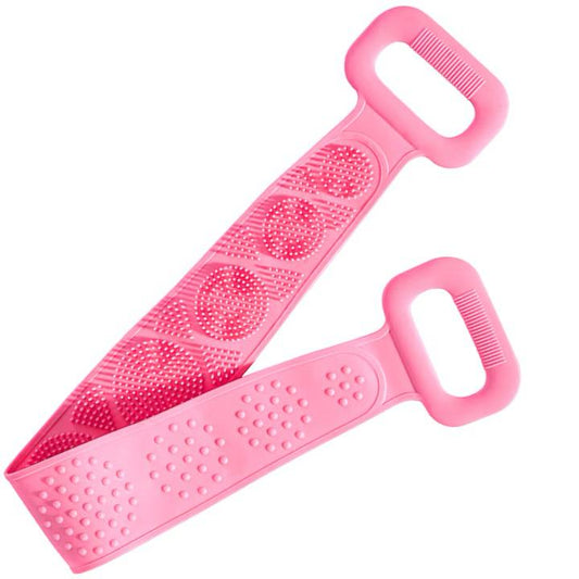 Burete Dus, pentru Spalare Corporala si Exfoliere Piele  cu Doua Fete Striate  60 cm X 10 cm