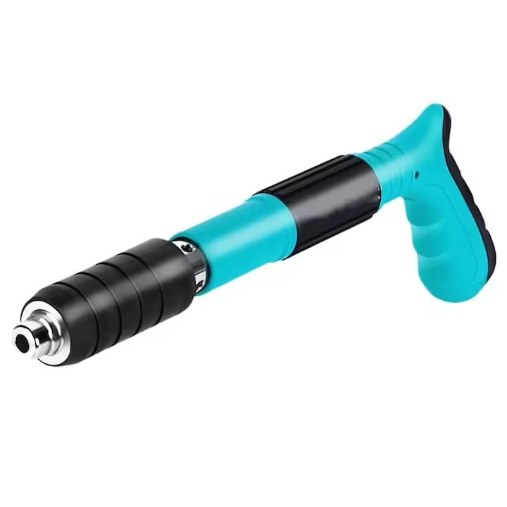 Pistol Manual Pneumatic pentru Fixare Cuie și Nituri, Profesional, cu Accesorii și Cutie Transport