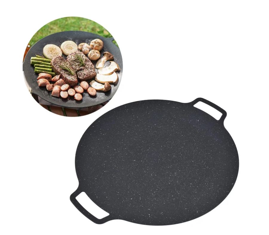 Plită Japoneză Antiaderentă, 36 cm – Profesională, Universală pentru Bucătării Casnice și Restaurante