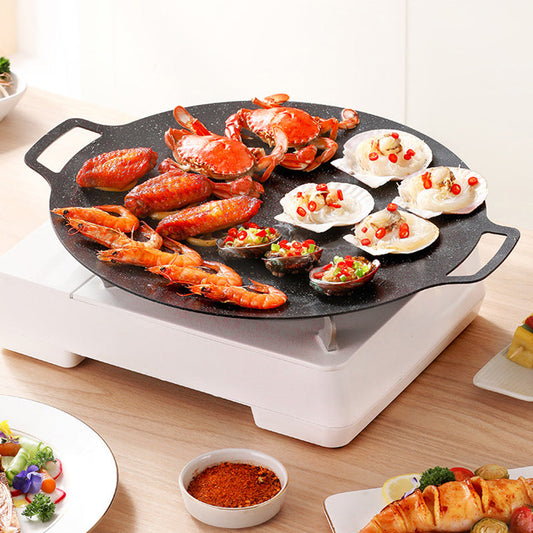Plită Japoneză Antiaderentă, 32 cm – Profesională, Universală pentru Bucătării Casnice și Restaurante