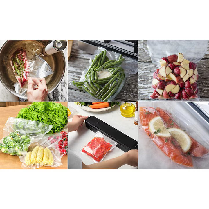 Set 100 Pungi de Vidat Premium 15x20 cm – Universale, Fără BPA, Rezistente, Compatibile cu Toate Aparatele