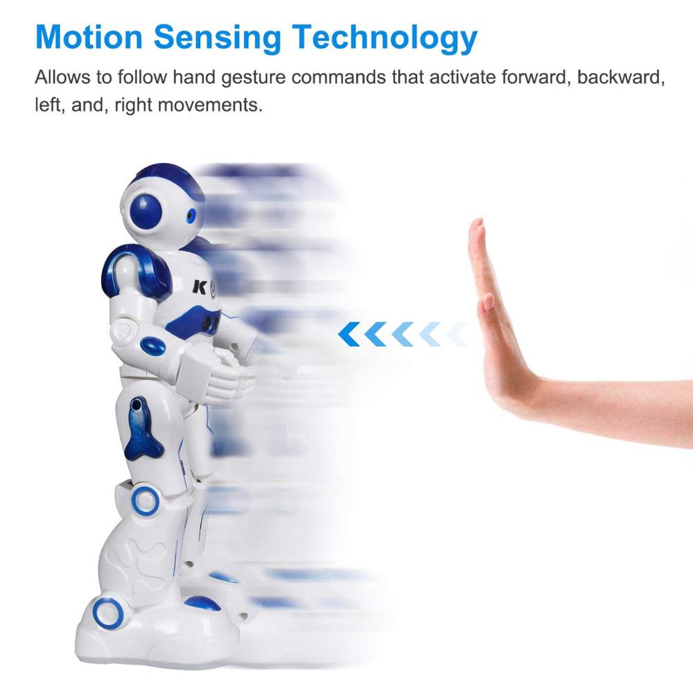 Robot Interactiv pentru Copii cu Control Gestual și Telecomandă, Dansează, Cântă, Programabil, Funcții Educaționale, Jucărie Inteligentă Reîncărcabilă