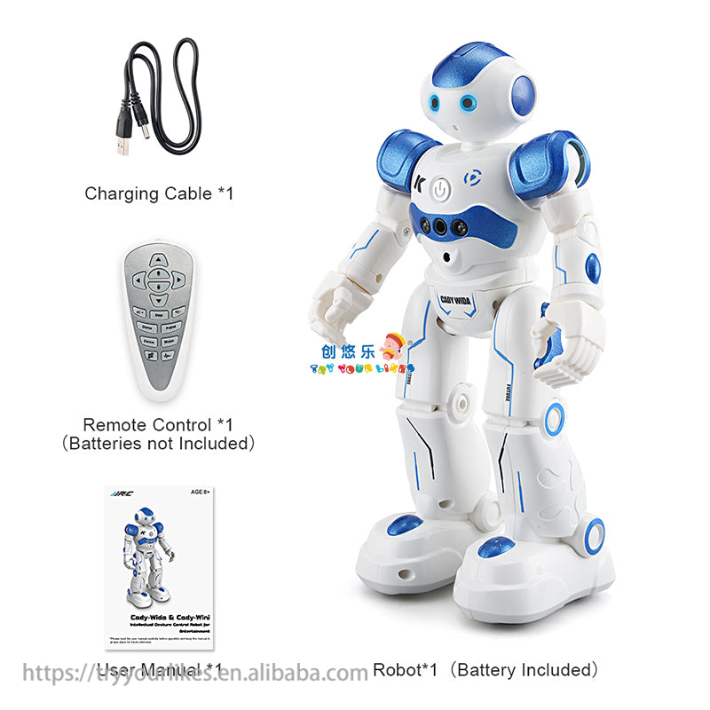 Robot Interactiv Inteligent pentru Copii cu Telecomandă și Control Gestual – Dansează, Cântă, Programabil, Funcții Educaționale