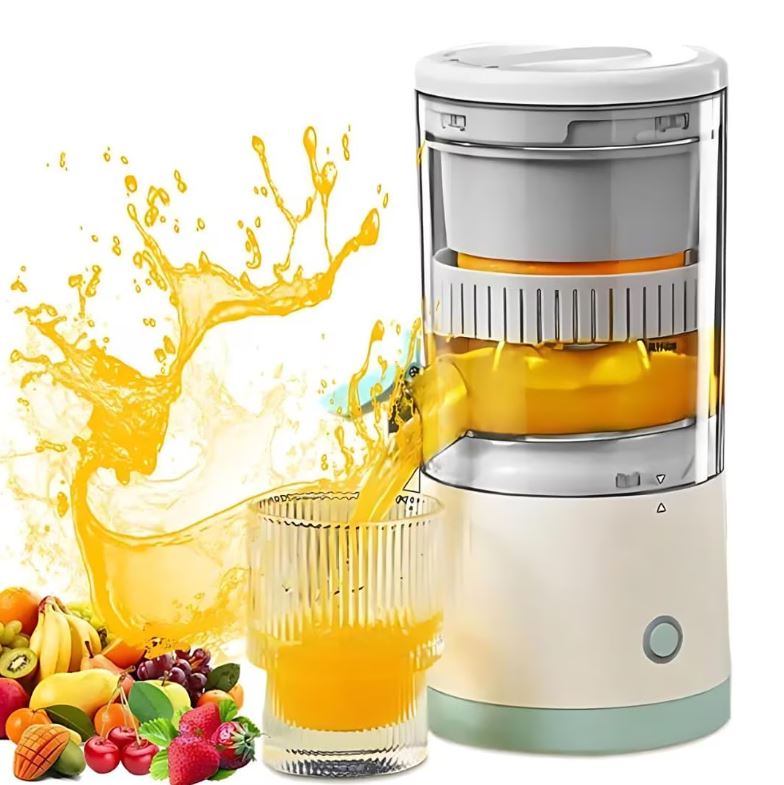 Storcător Electric Portabil de Citrice USB 45W – Automat, 400 ml, Design Compact, Ușor de Curățat | Pentru Portocale, Lămâi, Lime & Grapefruit