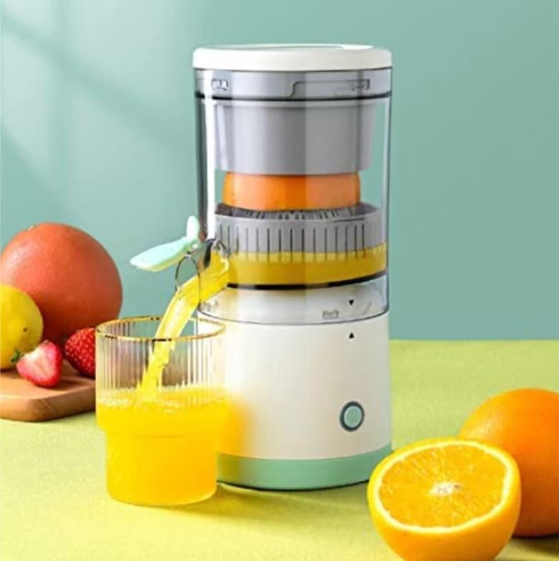 Storcător Electric Portabil de Citrice USB 45W – Automat, 400 ml, Design Compact, Ușor de Curățat | Pentru Portocale, Lămâi, Lime & Grapefruit