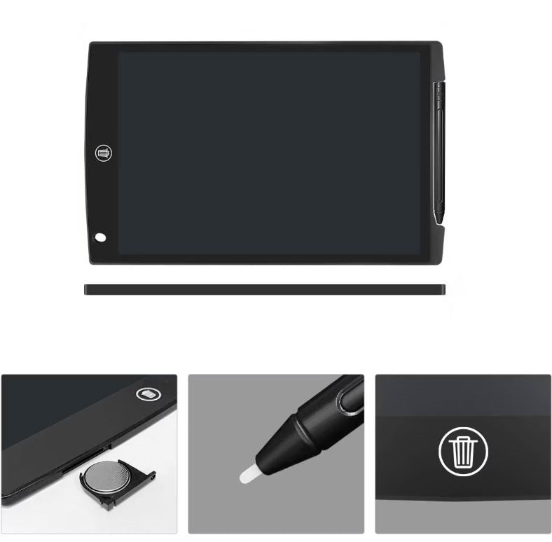 Tableta grafica cu ecran LCD, cu magnet si buton de stergere / 8.5 inch, + 2 ani