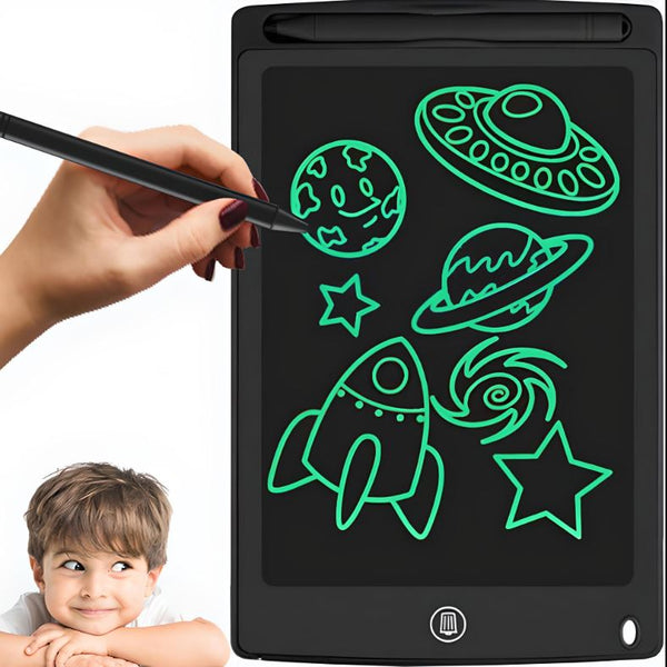Tableta grafica cu ecran LCD, cu magnet si buton de stergere / 8.5 inch, + 2 ani