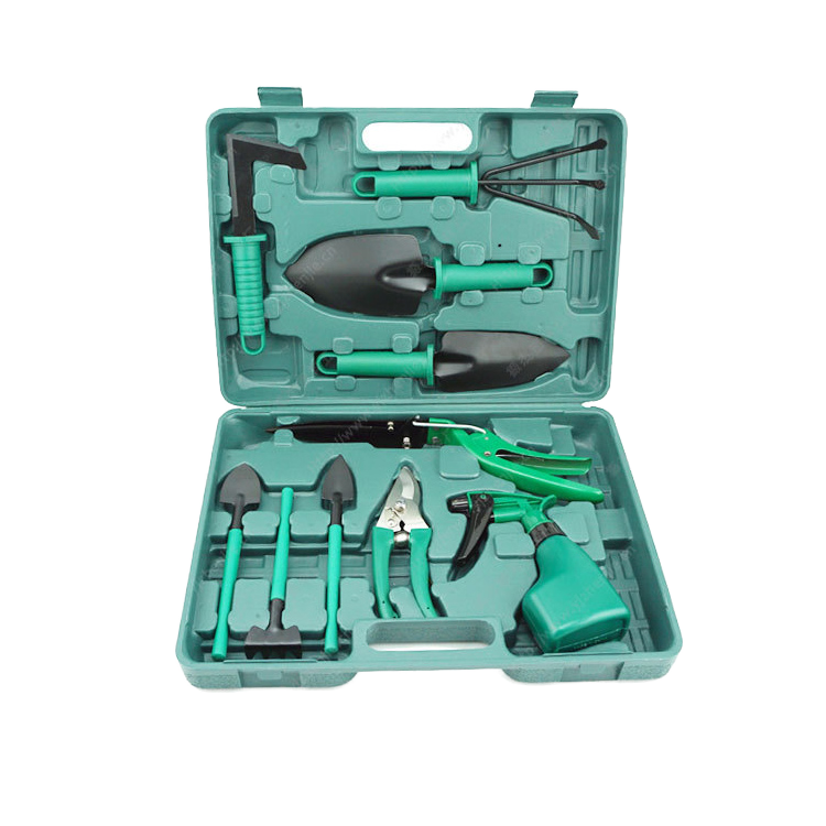Set Unelte Grădinărit 10 Piese din Oțel Inoxidabil cu Trusă Portabilă – Kit Profesional pentru Grădină, Flori, Legume și Plante în Ghiveci